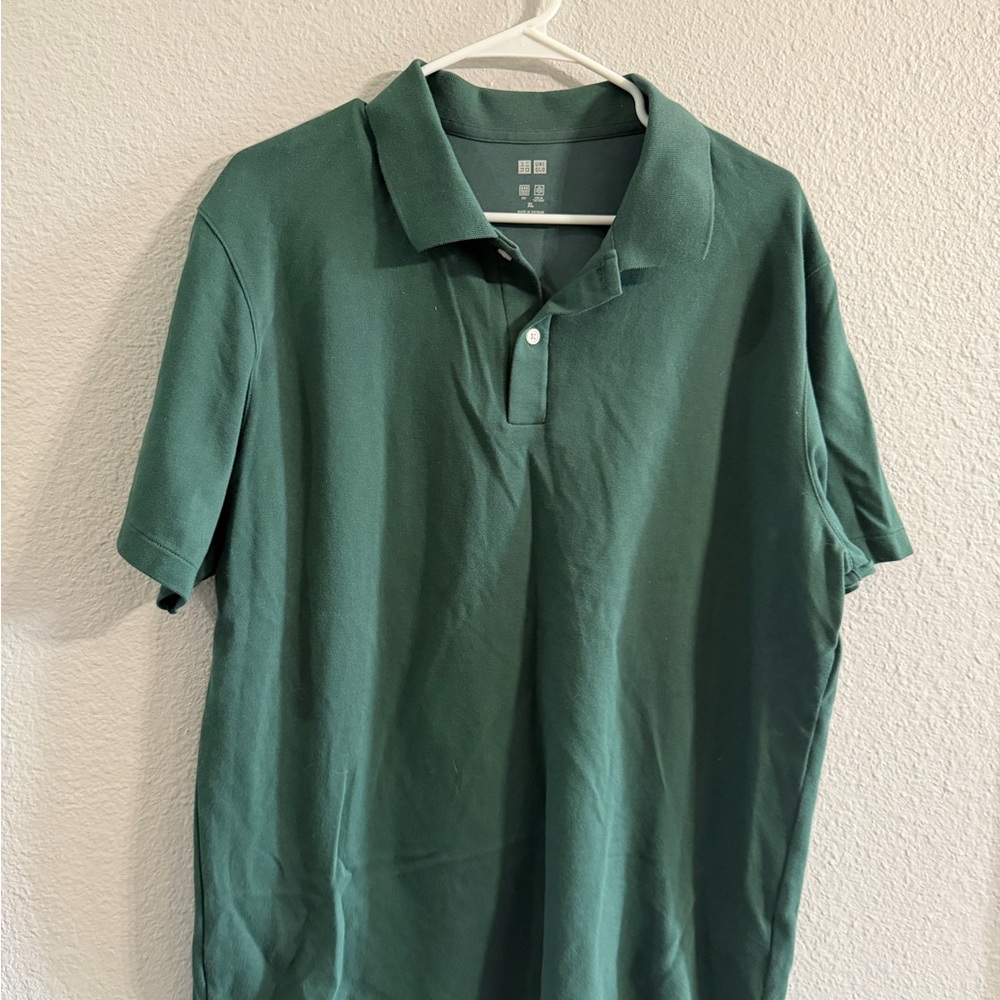 Uniqlo Forest Green Polo Shirt